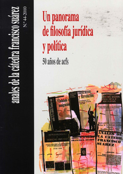 					Ver Vol. 44 (2010): Un panorama de filosofía jurídica y política (50 años de Anales de la Cátedra Francisco Suárez)
				
