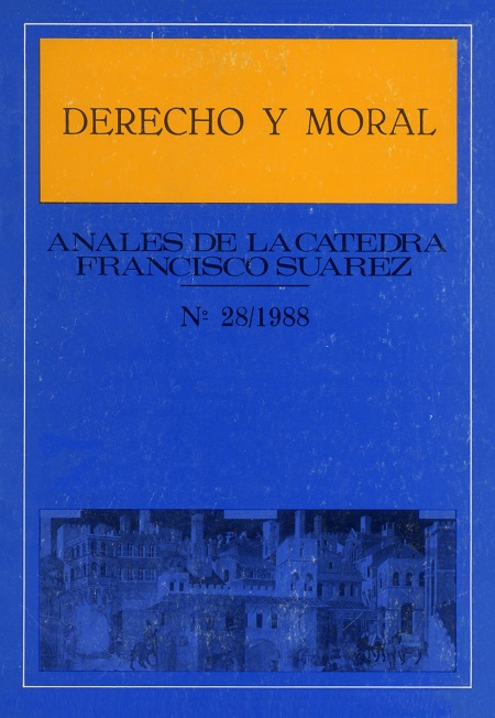 					Ver Vol. 28 (1988): Derecho y Moral
				