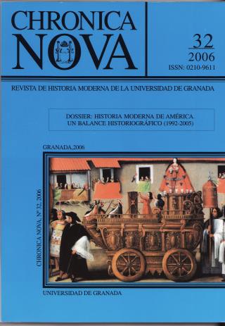 					Ver Núm. 32 (2006): HISTORIA MODERNA DE AMÉRICA: UN BALANCE HISTORIOGRÁFICO (1992-2005)
				