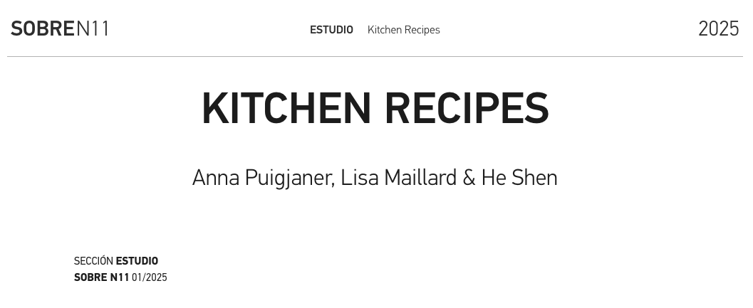 portada Kitchen recipies