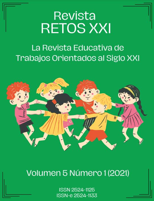 					Ver Vol. 5 Núm. 1 (2021): Revista RETOS XXI - Discapacidad y Educación
				