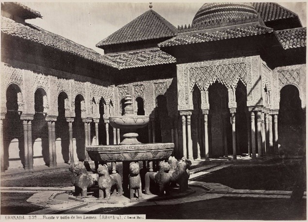 La transformación de las cubiertas y aleros del Patio de los Leones de la  Alhambra desde mediados del  hasta inicios del  | erph_ Revista  electrónica de Patrimonio Histórico